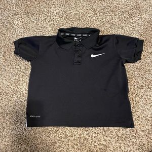 Boys Nike black Polo